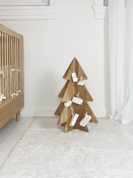 Juletræ - Oak/Brass